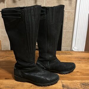 Merrell Vera Peak Black Leather Boots | Color: Black | Size: 6.5